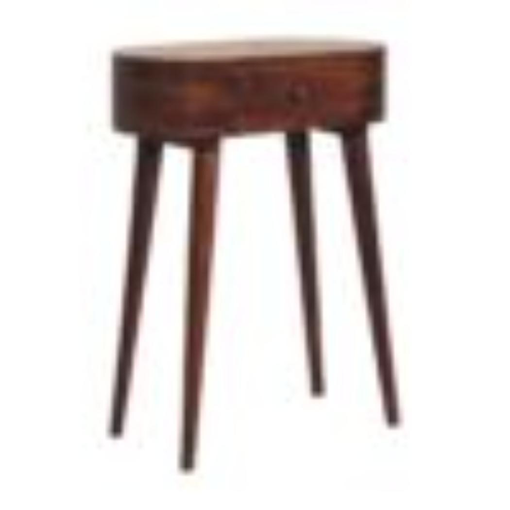 Mini Albion Console Table | Chestnut Finish | Compact Hallway Design
