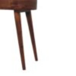 Mini Albion Console Table | Chestnut Finish | Compact Hallway Design
