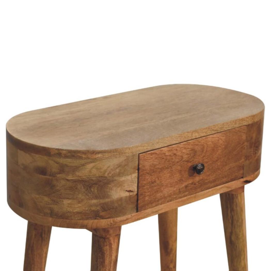 Mini Albion Console Table | Oak Finish | Compact Hallway Design