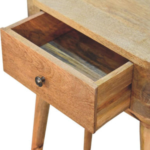 Mini Albion Console Table | Oak Finish | Compact Hallway Design