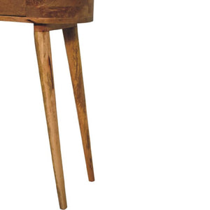 Mini Albion Console Table | Oak Finish | Compact Hallway Design
