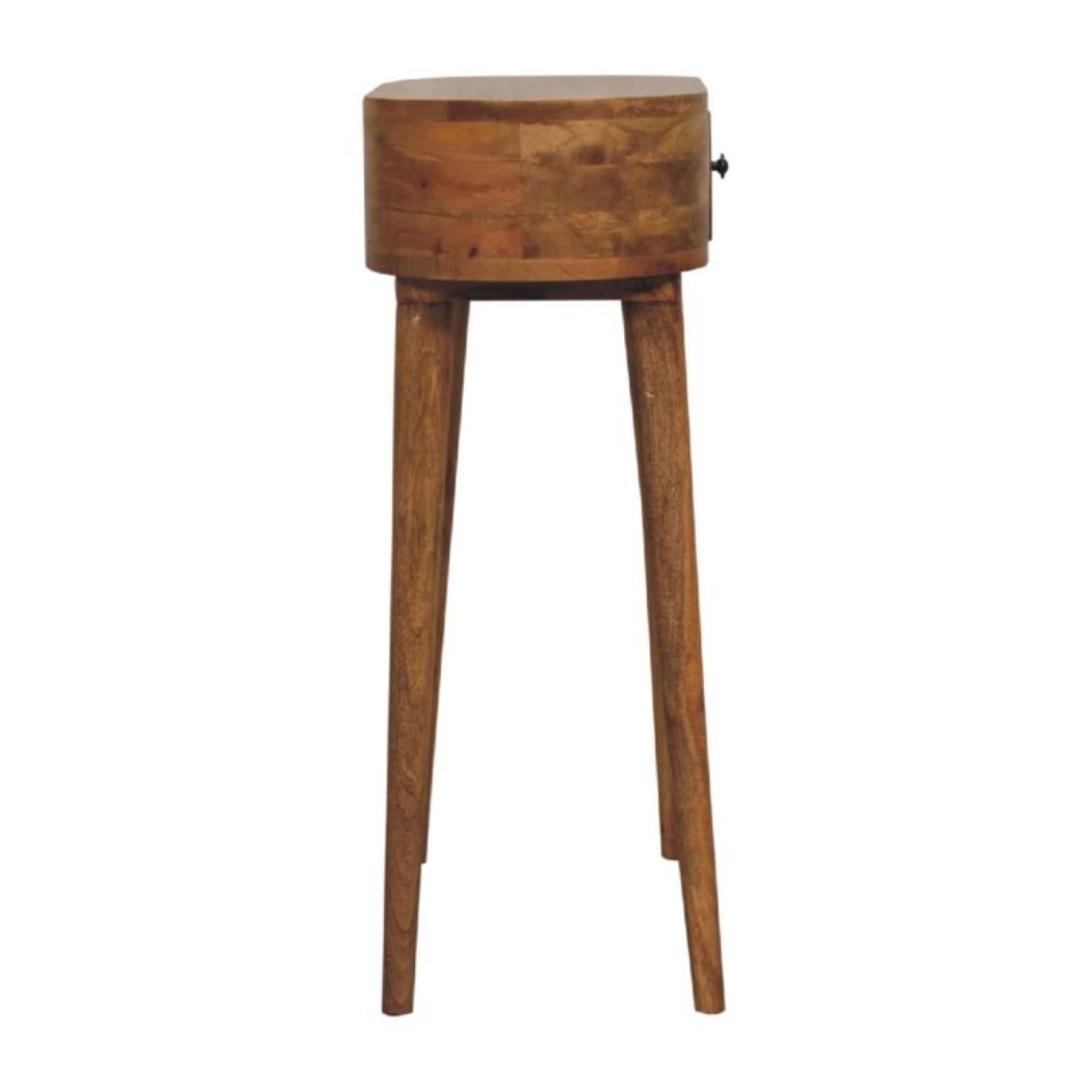Mini Albion Console Table | Oak Finish | Compact Hallway Design
