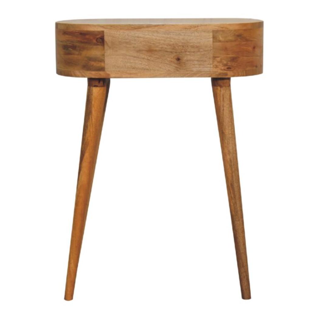 Mini Albion Console Table | Oak Finish | Compact Hallway Design
