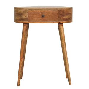 Mini Albion Console Table | Oak Finish | Compact Hallway Design