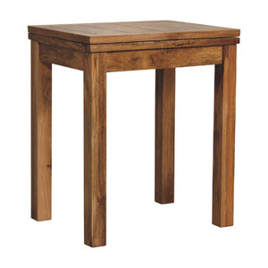 Mini Butterfly Dining Table | Oak Finish | Compact Extendable Dining