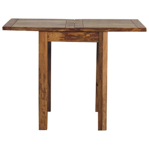 Mini Butterfly Dining Table | Oak Finish | Compact Extendable Dining