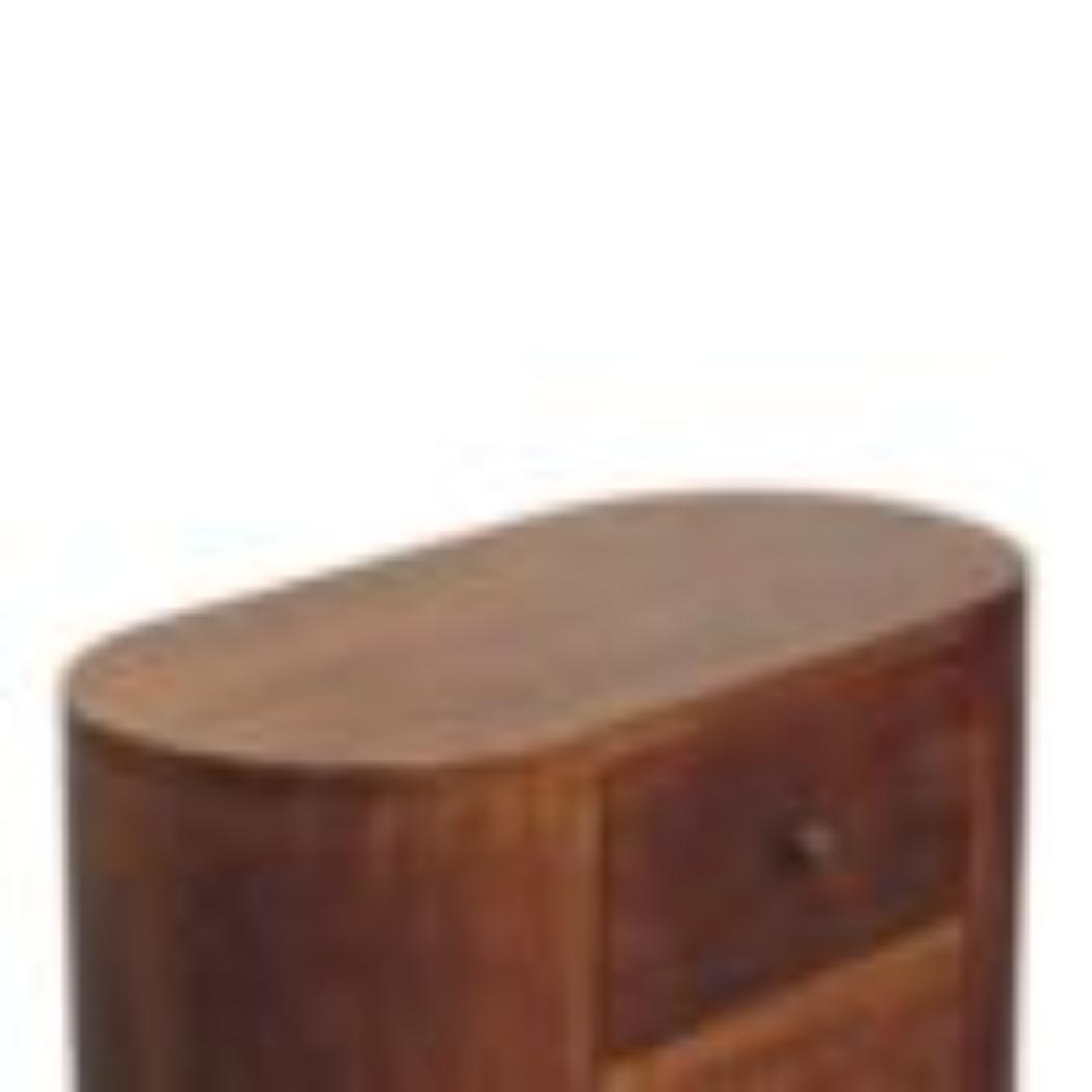 Mini Cabinet | Chestnut Finish | Compact Storage