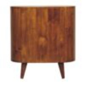 Mini Cabinet | Chestnut Finish | Compact Storage