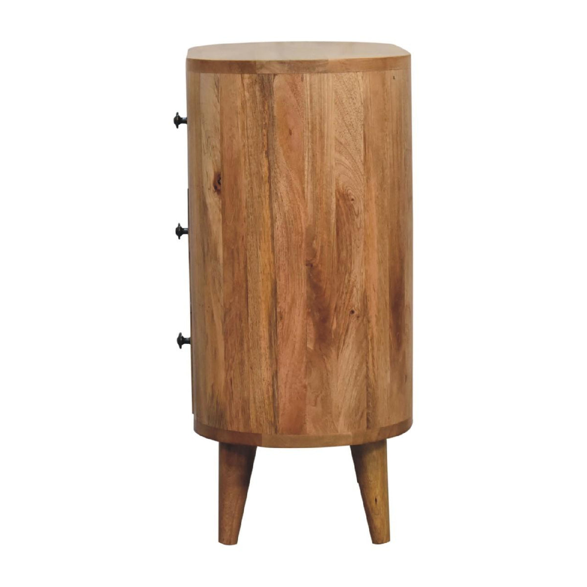 Mini Cabinet | Oak Finish | Compact Storage