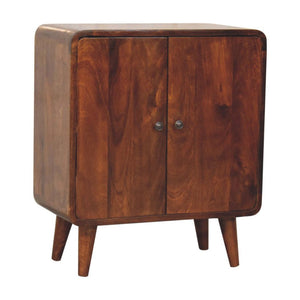 Mini Classic Cabinet | Chestnut Finish | Compact Storage