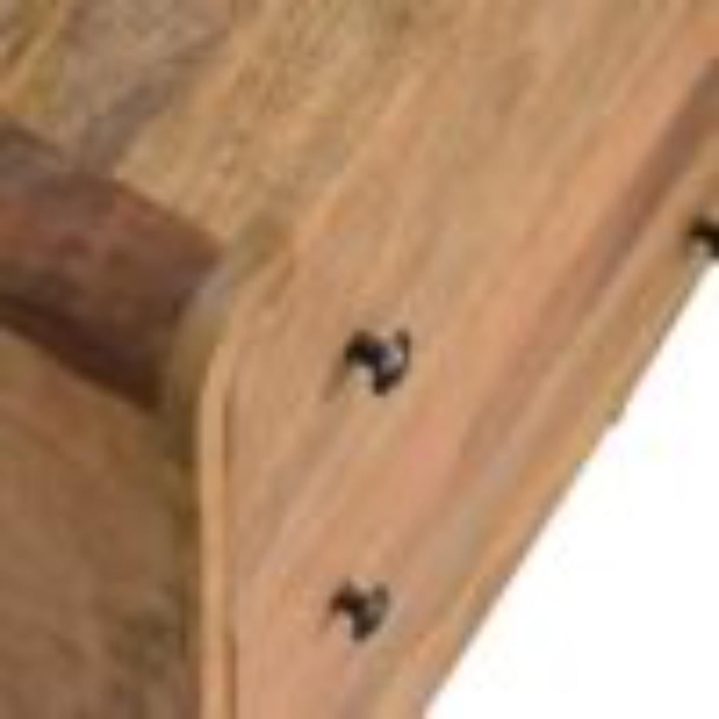 Mini Curved Chest | Oak Finish | Compact Rounded Storage