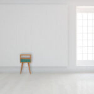Mini Hand-Painted Bedside Table | Solid Mango Wood | Teal Finish | Single Drawer Storage