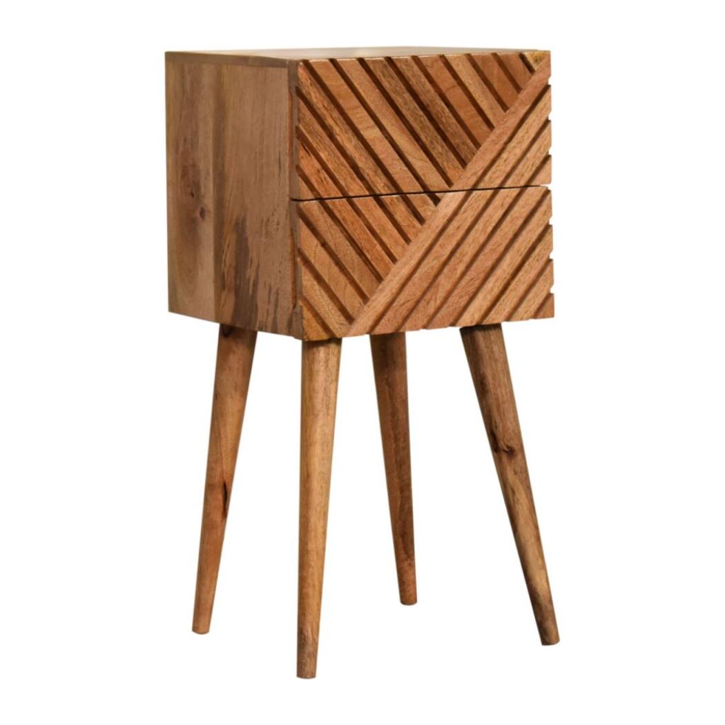 Mini Lillie Bedside Table | Compact Storage | Contemporary Design