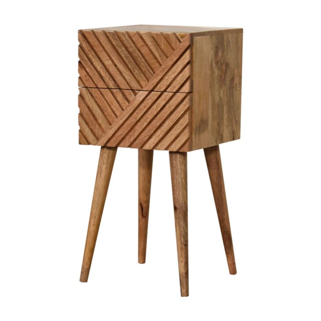 Mini Lillie Bedside Table | Compact Storage | Contemporary Design