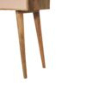 Mini Pink Dressing Table | Painted Detail | Compact Vanity Storage