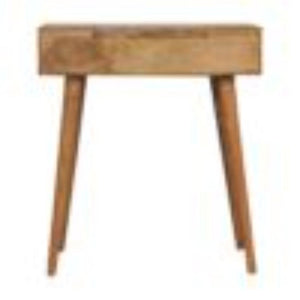 Mini Pink Dressing Table | Painted Detail | Compact Vanity Storage