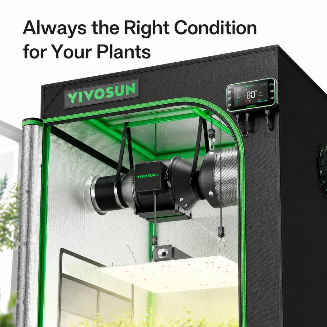 Mini Smart Indoor Grow Tent Kit | 2x2 ft | 100W Full Spectrum LED
