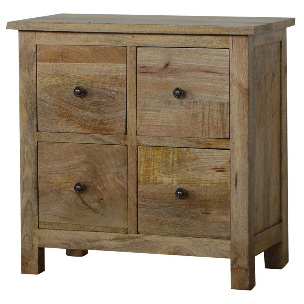 Mini Storage Cabinet | 4 Drawer Organiser | Compact Home Storage