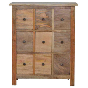Mini Storage Cabinet | 9 Drawer Organiser | Compact Multi-Drawer Chest