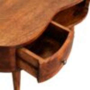 Mini Wave Coffee Table | Chestnut Finish | Sculptural Living Room Design