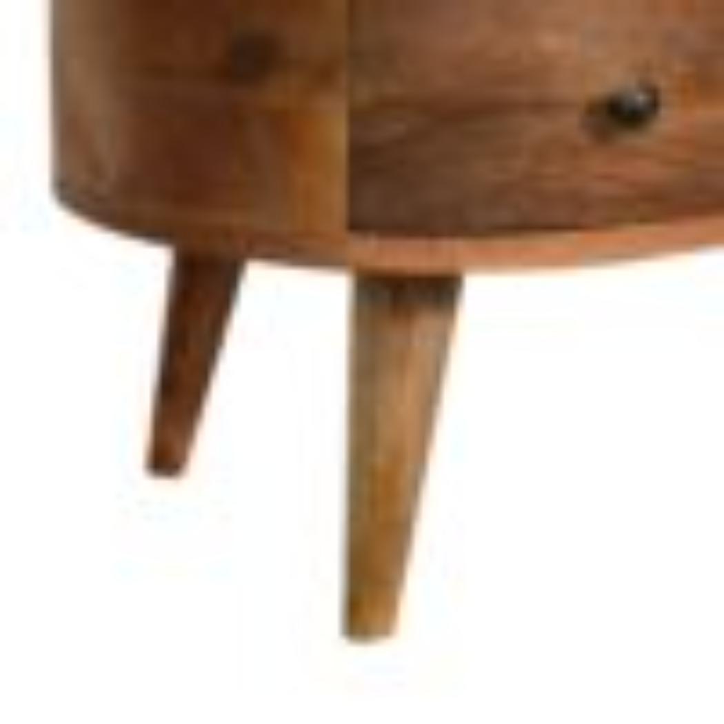 Mini Wave Coffee Table | Oak Finish | Sculptural Living Room Design