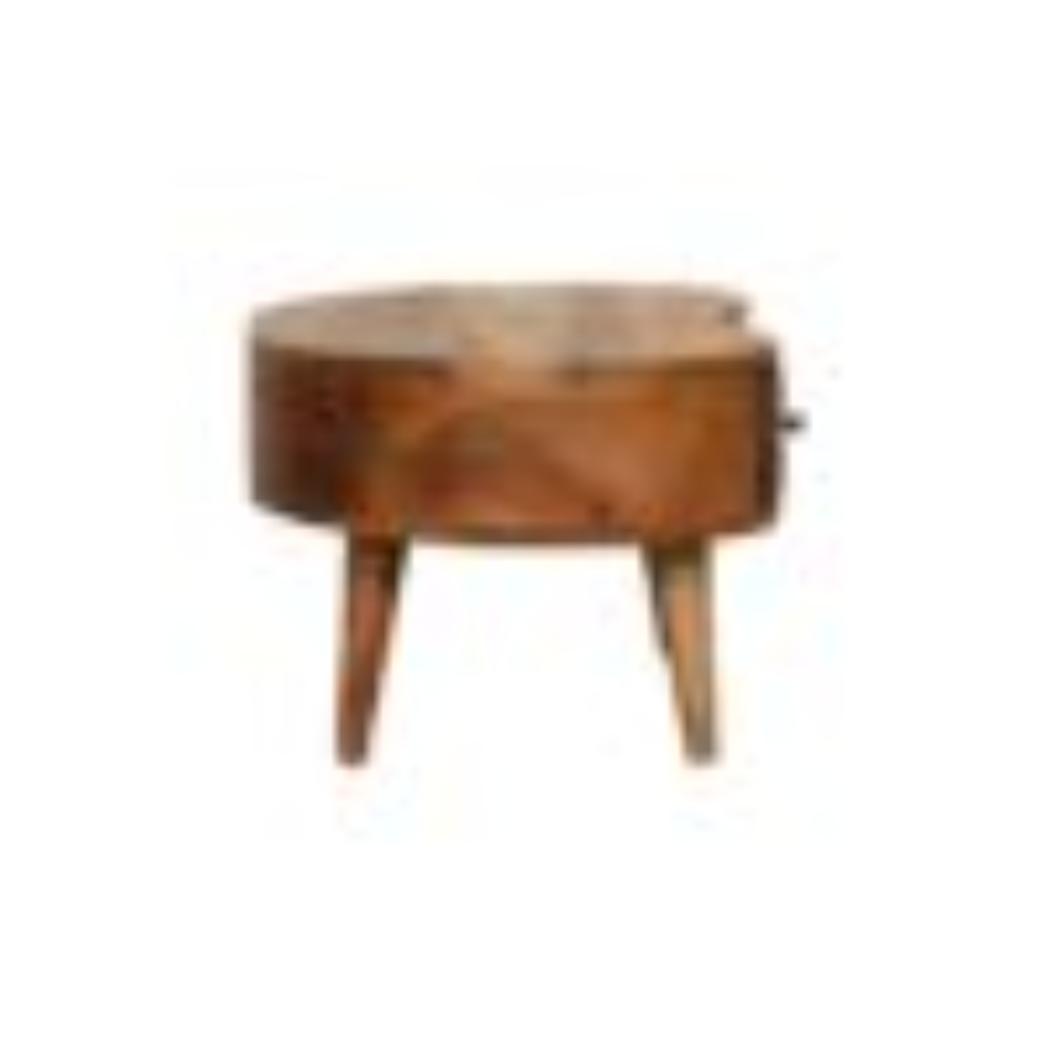 Mini Wave Coffee Table | Oak Finish | Sculptural Living Room Design