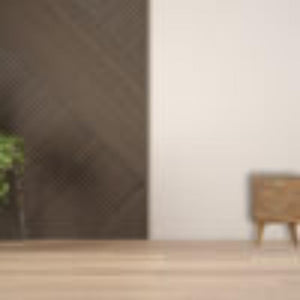 Mixed Finish Bedside Table | Solid Mango Wood | Handcrafted Pattern | Bedroom Storage