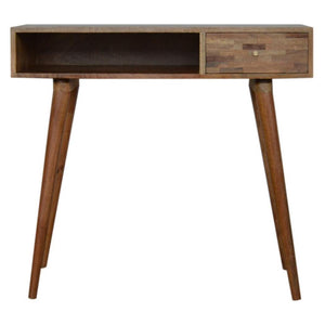 Mixed Oak-Inspired Writing Desk | Natural Mixed Tones | Home Office Furniture