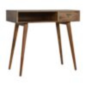 Mixed Oak-Inspired Writing Desk | Natural Mixed Tones | Home Office Furniture