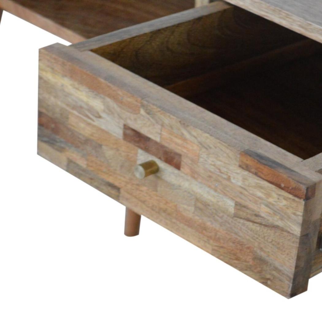 Mixed Oak-Inspired Writing Desk | Natural Mixed Tones | Home Office Furniture