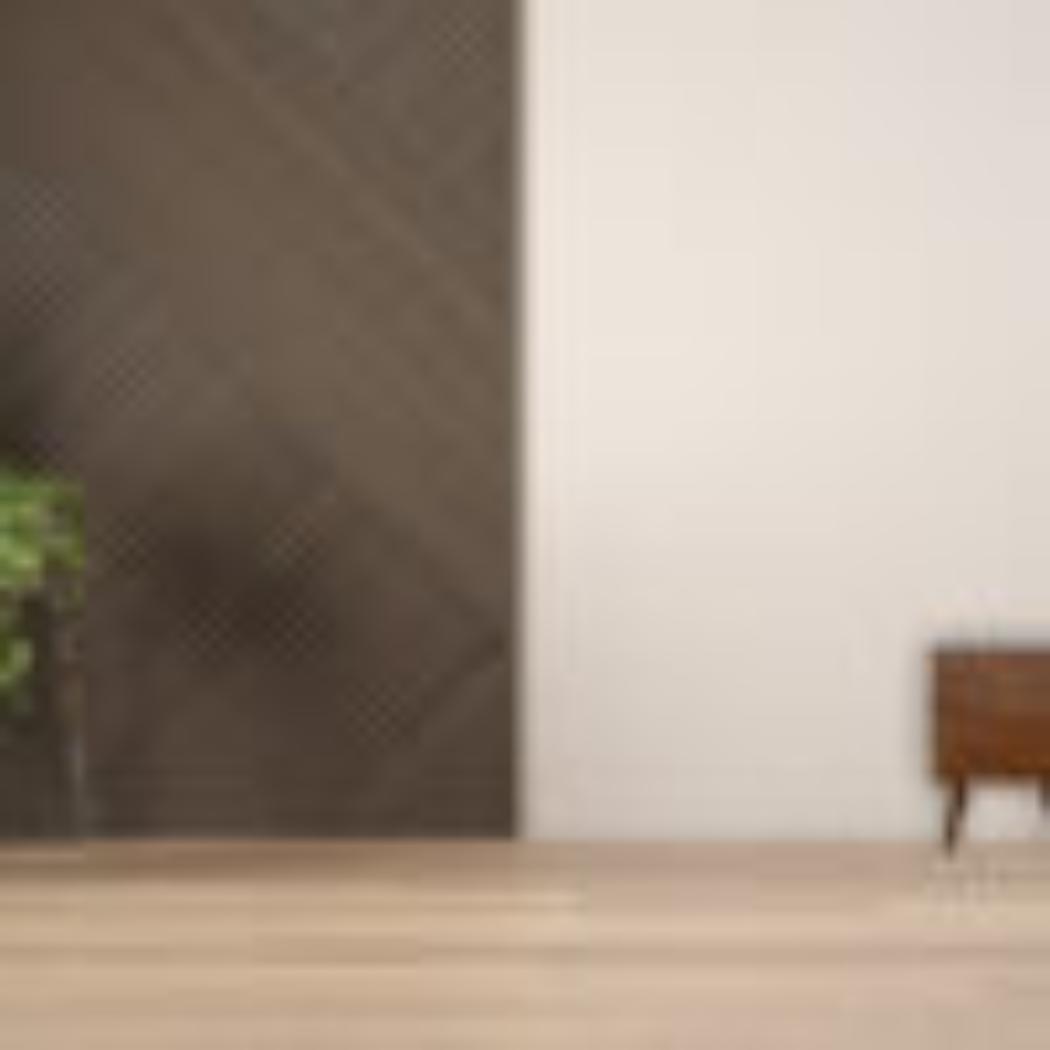 Mixed Pattern Bedside Table | Solid Mango Wood | Chestnut Finish | Artisan Nightstand