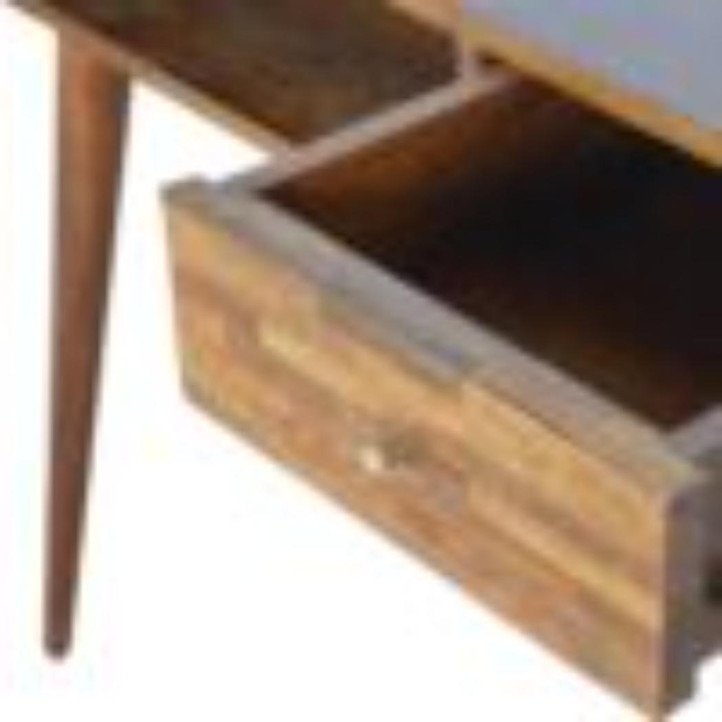 Mixed Writing Desk | Chestnut Finish | Practical Home Office Storage