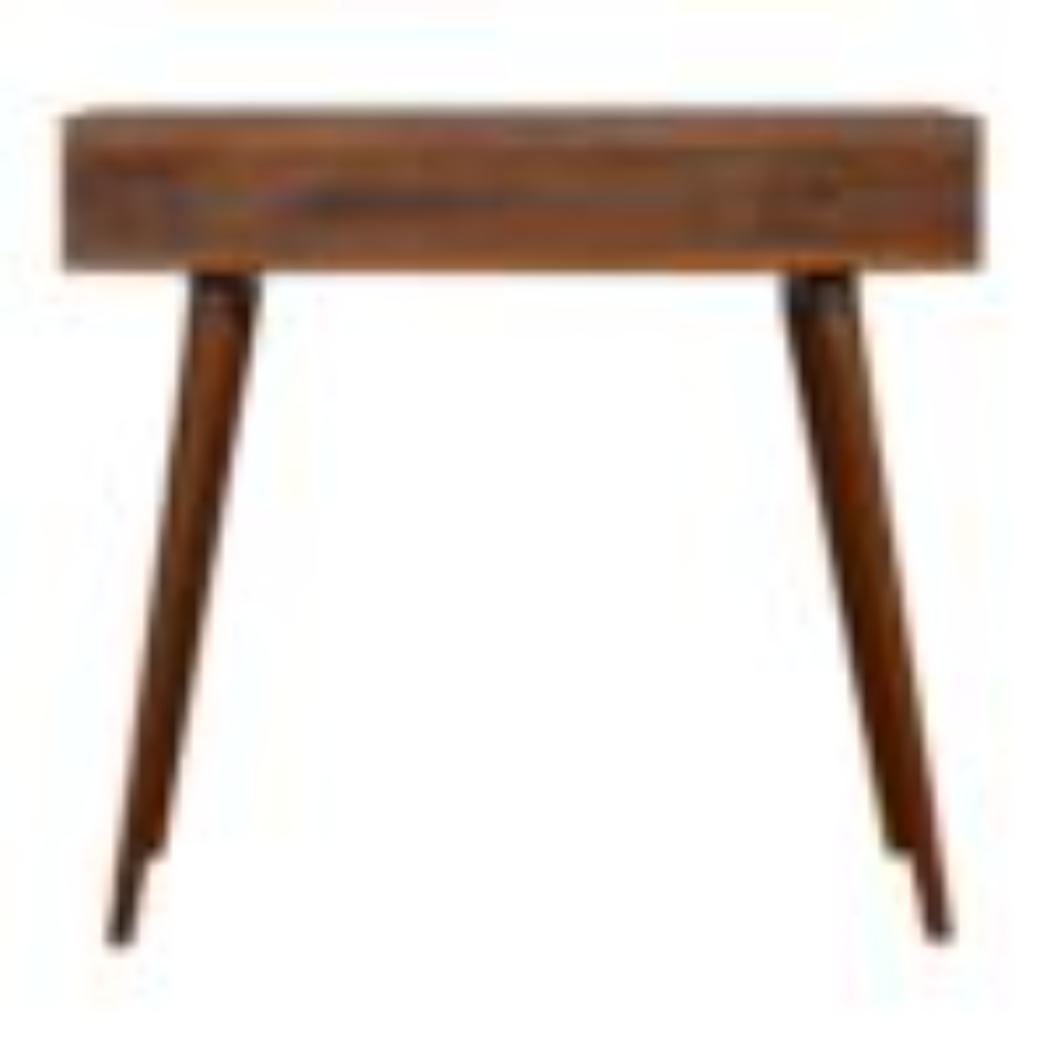 Mixed Writing Desk | Chestnut Finish | Practical Home Office Storage