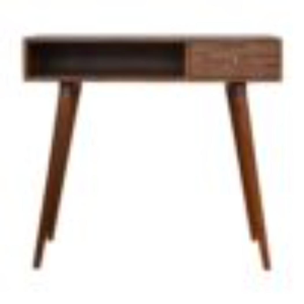 Mixed Writing Desk | Chestnut Finish | Practical Home Office Storage