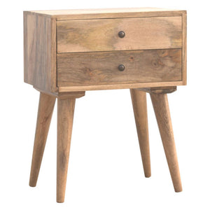 Modern Solid Wood Bedside Table | Contemporary Design | Bedroom Storage