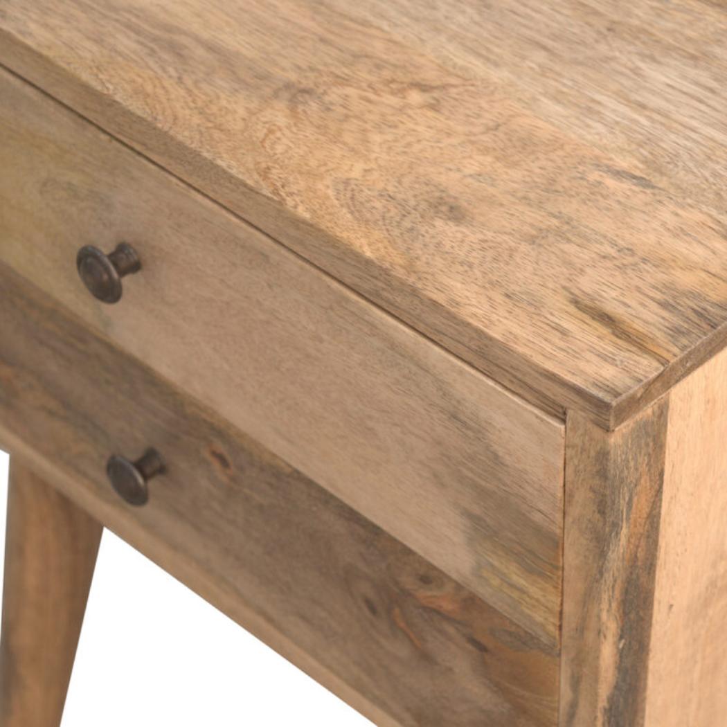 Modern Solid Wood Bedside Table | Contemporary Design | Bedroom Storage