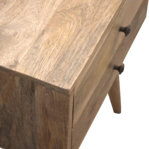 Modern Solid Wood Bedside Table | Contemporary Design | Bedroom Storage
