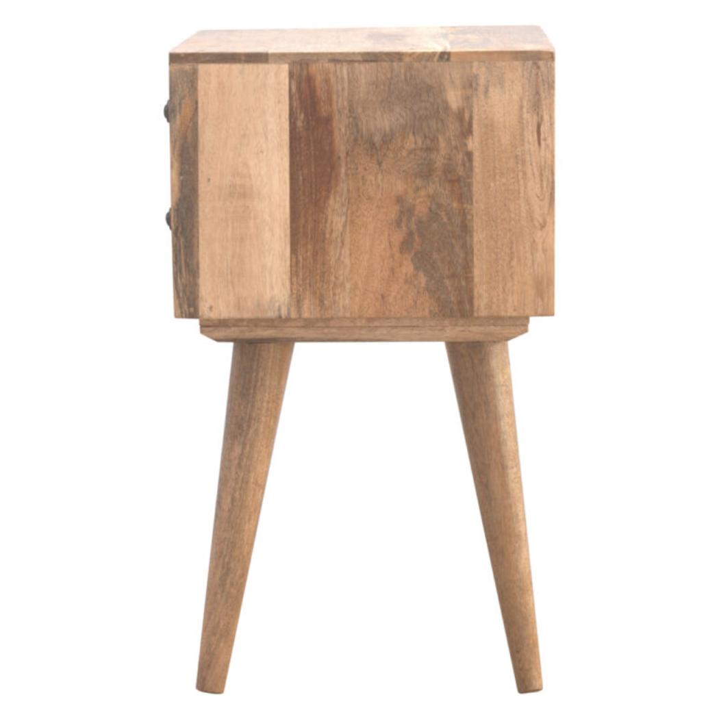 Modern Solid Wood Bedside Table | Contemporary Design | Bedroom Storage