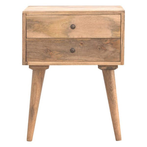 Modern Solid Wood Bedside Table | Contemporary Design | Bedroom Storage