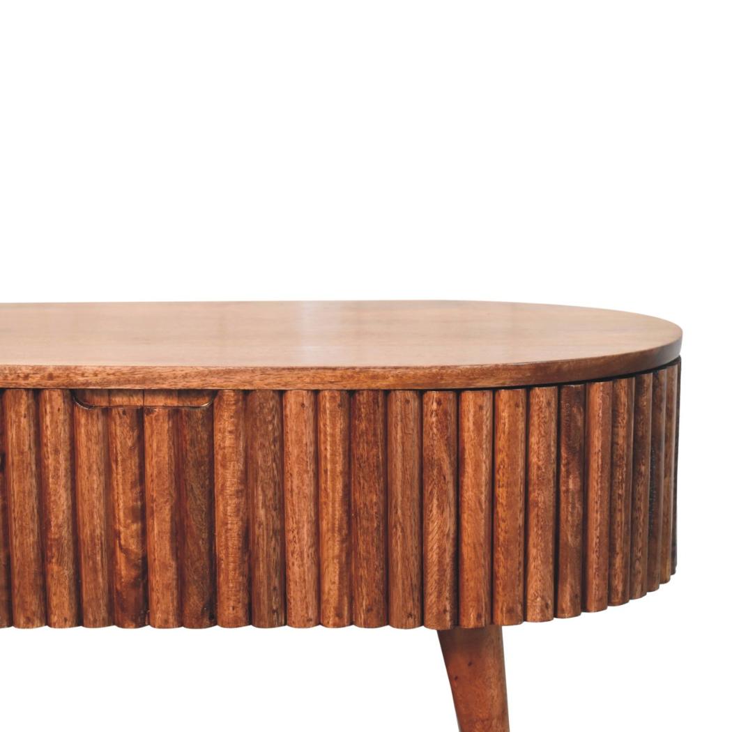 Mokka Coffee Table | Solid Mango Wood | Honey Caramel Finish