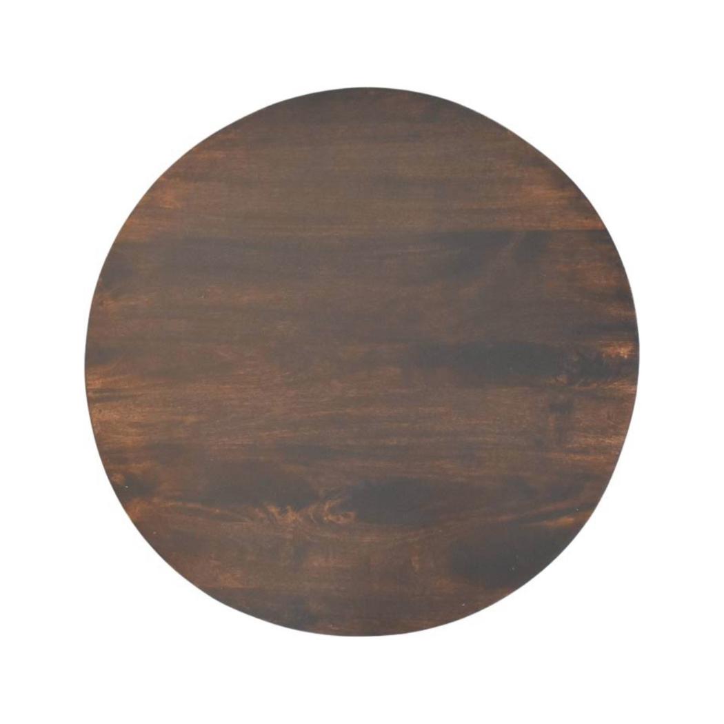 Monaco Round Rattan Coffee Table | Solid Mango Wood | Natural Cane | Woven Living Room Centrepiece