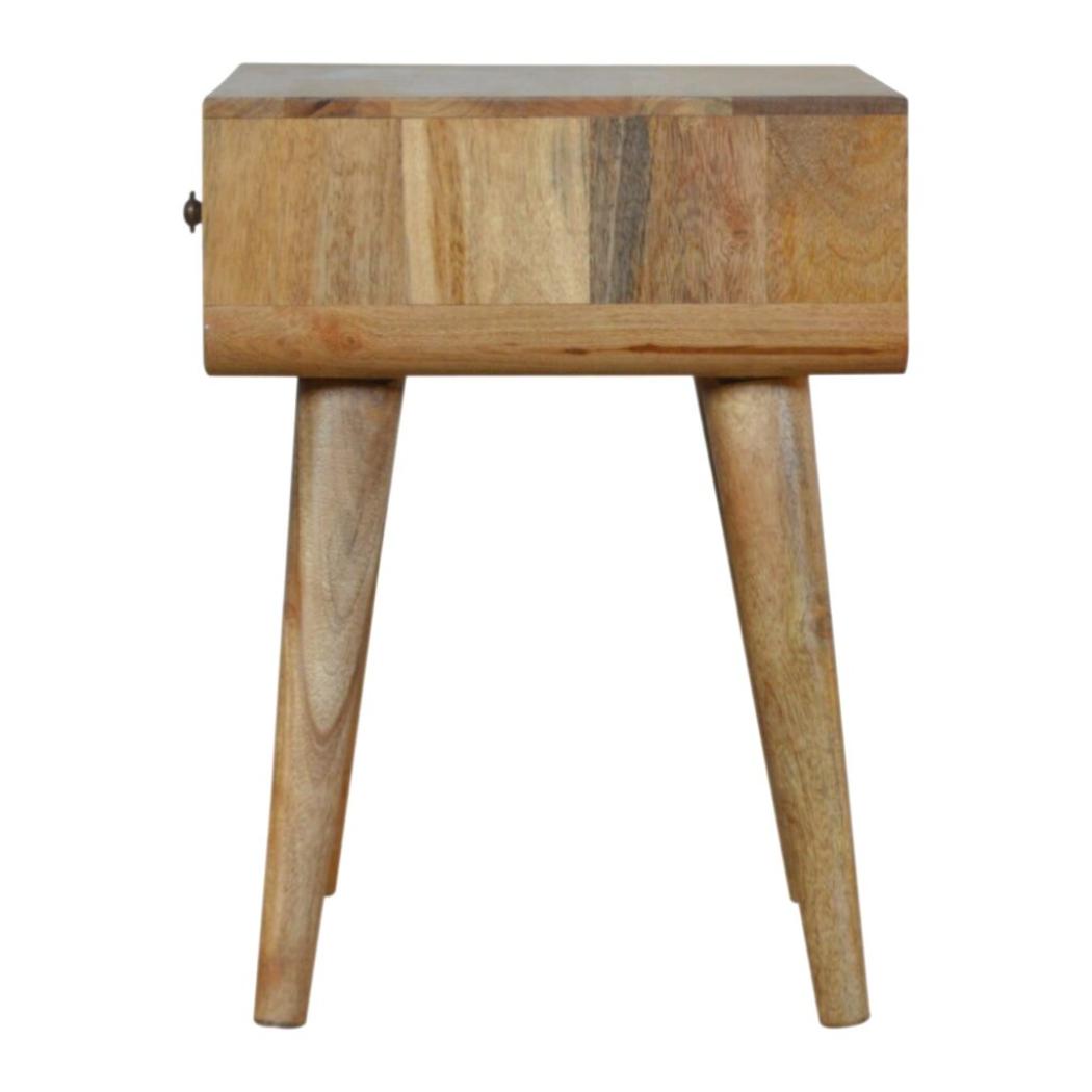 Monochrome Print Bedside Table | Distinctive Detail | Versatile Home Furniture