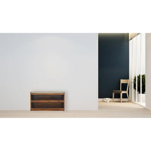 Mud Linen Shoe Storage Bench | 2 Pull-Out Compartments | Mango Wood
