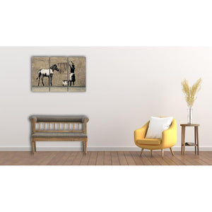 Multi Tweed Hallway Bench | Deep Button Seat | Solid Mango Wood