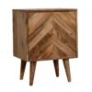 Muna Bedside Table | Compact Bedroom Storage | Contemporary Design