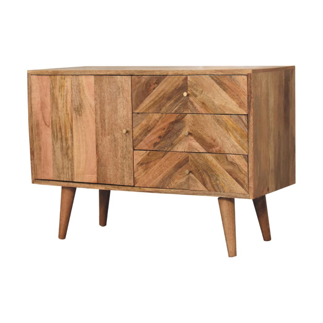 Muna Mixed Sideboard | Mixed Finish Design | Versatile Storage Cabinet