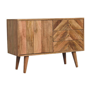 Muna Mixed Sideboard | Mixed Finish Design | Versatile Storage Cabinet