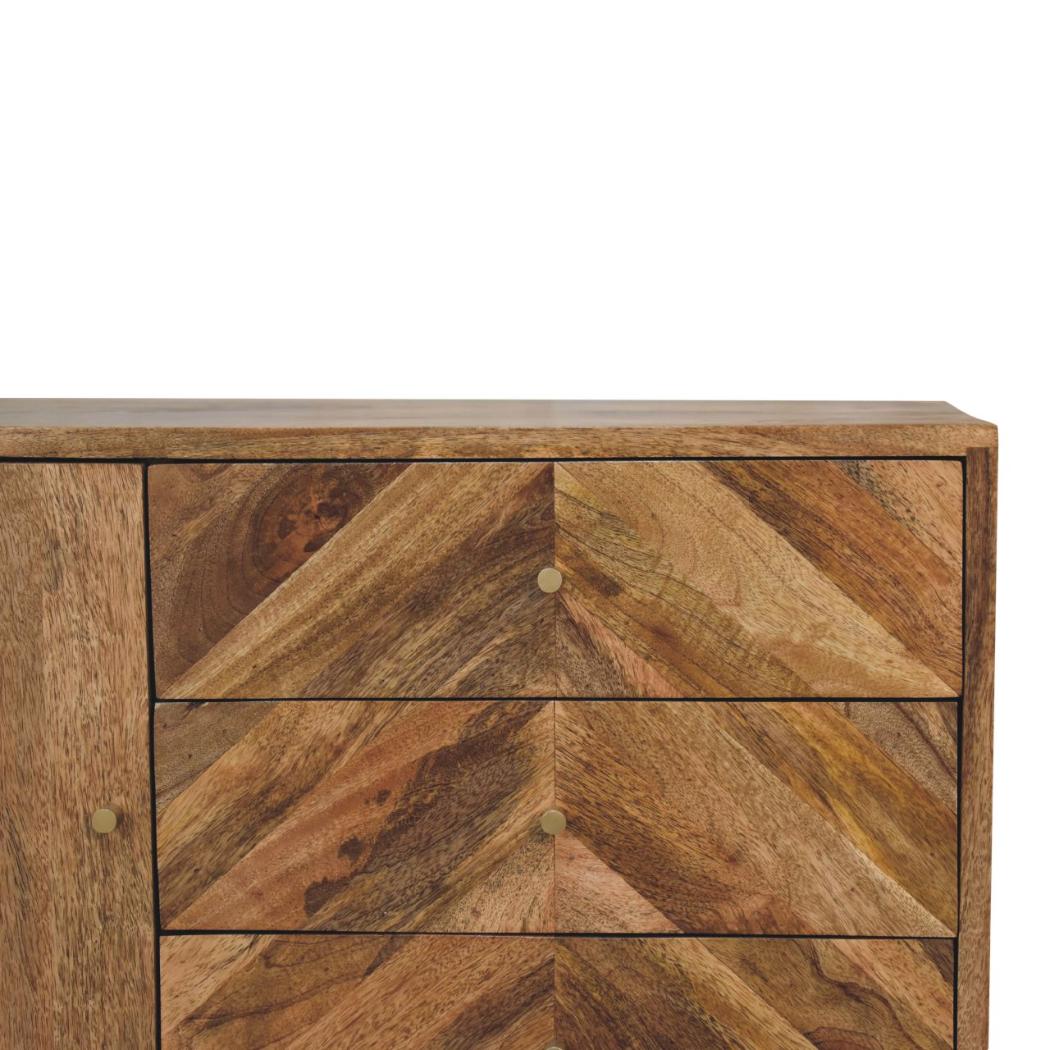 Muna Mixed Sideboard | Mixed Finish Design | Versatile Storage Cabinet