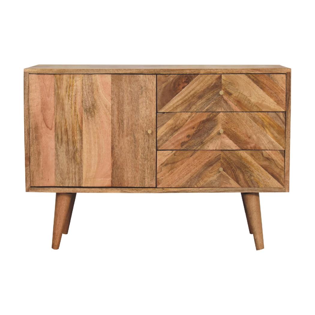 Muna Mixed Sideboard | Mixed Finish Design | Versatile Storage Cabinet