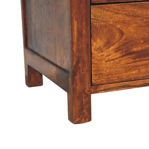 Naya Bedside Table | Solid Wood | Natural Bedroom Storage